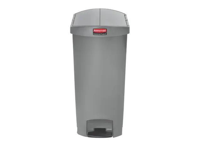 Slim Jim Step On Container End Step Kunststof 68 Liter Grijs