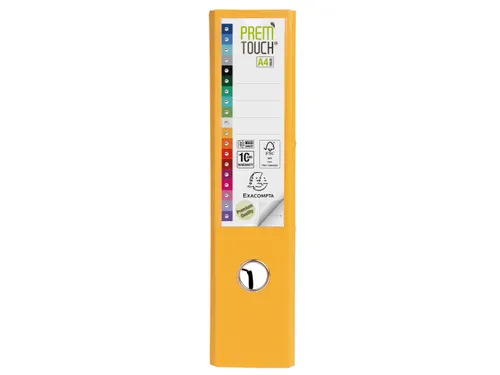 Ordner PP Prem'Touch A4maxi 80mm geel