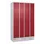 locker,HxBxD 1950x1200x500mm,4vak,vak B 300mm,draaigrendel,sokkel
