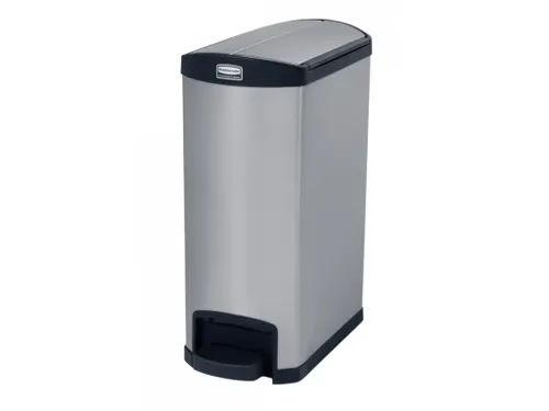 Pedaalemmer Slim Jim Step On End Mat RVS 50 Liter Zwart