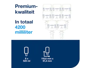 Tork 425702 Mini Vloeibare Handzeep Premium wit S5 525ml 8 Stuks - 4
