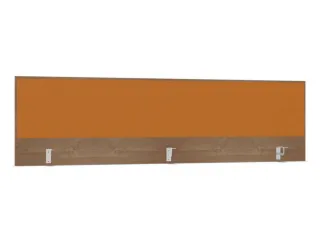 opzetpaneel,v. bureau,aanbouw achter,B 2000mm,NT-cherry,BN3005-geel - 1