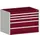 ladekast,HxBxD 700x1050x650mm,5lade(n),lade voor normale belastingen