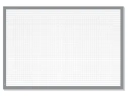 Bureauonderlegger Sigel wit geruit 59,5x41cm, 80 grams papier, 30 vel,