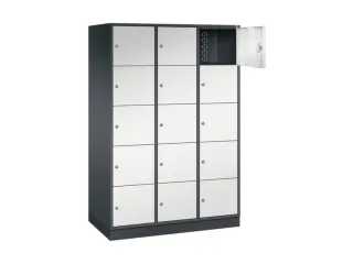grootvolume-lockersysteem,RAL 7021/RAL 7035,HxBxD 1950x1220x600mm - 1