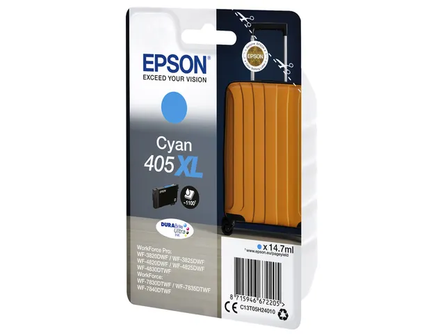 Inktcartridge Epson 405XL blauw C13T05H24010