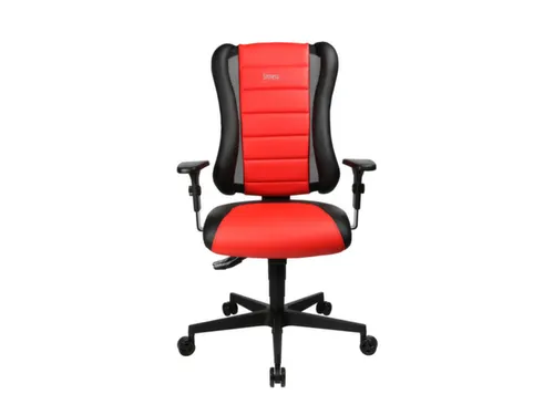 Topstar Bureaustoel Sitness Racer RS 3D-zitting, zwart/rood