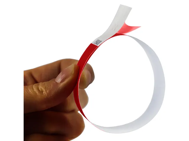 Polsband Combicraft Tyvek rood 100 stuks