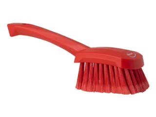 Vikan 41984 Hygiene afwasborstel met korte steel Rood 270mm - 1