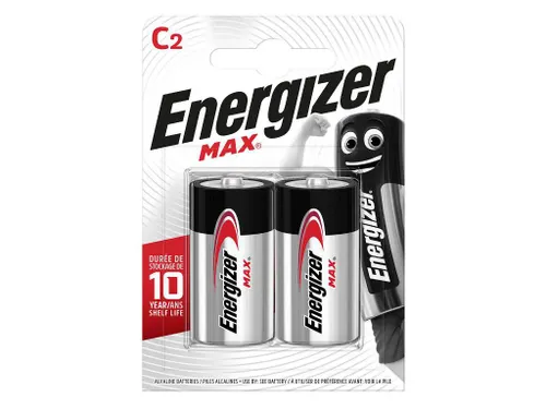 batterijen Max C, blister van 2 stuks