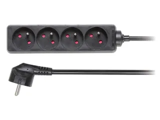 4-Voudige Stekkerdoos - 5m Kabel - Zwart - Penaarde - 2