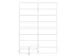 Etiketten 99,1x33,9mm wit 100 Vel A4, 1600 stuks