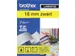 Ruban de lettrage Brother P-Touch TZe-641 standard 18mm noir sur jaune