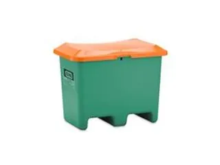 strooigoedbak,200l,HxBxD 690x890x600mm,GVK,groen,deksel oranje - 2