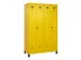 locker voor scheiding van kleding,HxBxD 1950x1200x500mm,4vak