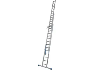 multifunctionele telescoopladder,3x14,sporten,balk L 3,9-10,25m - 3