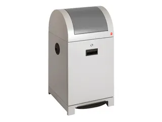 Afvalscheiding Profiline Recycling Pedaalafvalbak 40 Liter Grijs - 1