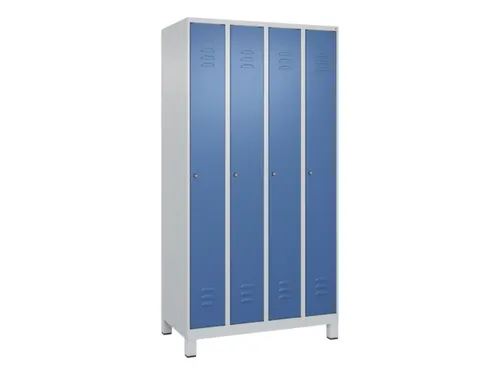 locker,HxBxD 1950x1000x500mm,4vak,vak B 250mm,cil.-slot,voeten
