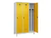 locker voor scheiding van kleding,HxBxD 1950x1200x500mm,3vak