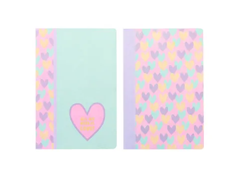 Schrift B'LOG HEARTS A4 ruit 5mm 48v 90gr krimp 2 st 2 mot.