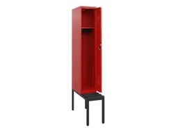 locker met bank,HxBxD 1950x300x815mm,1vak,vak B 300mm,cilinderslot