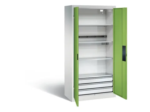 acculaadkast 1950x930x500mm 5stekkerdozen 230V cil.-slot RDS1108060