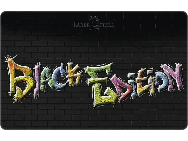 Kleurpotlood Black Edition 36 stuks in bliketui