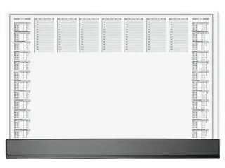 Designonderlegger Sigel Office 26/27 59,5x41cm dag/week- planner 40 ve - 1