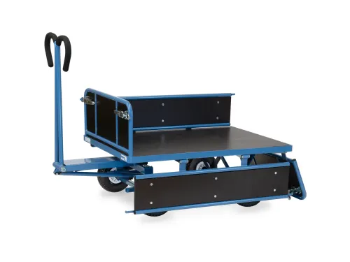 Handtrekwagen 6453P 450kg 1140x740mm hout polyurethaan wielen