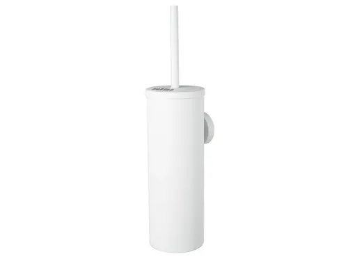 Toiletborstelset Satino metaal wit 332140