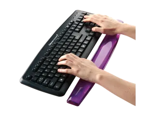 Polssteun toetsenbord Fellowes Crystals gel paars - 2