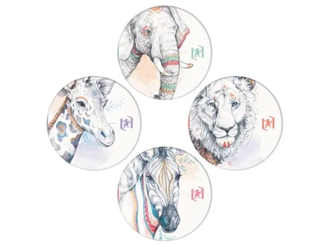 Boho Spiraalblok A5 Ruit 5mm Assorti