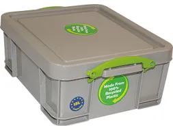 Opbergdoos 18 Liter Gerecycleerd Grijs