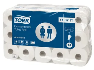 Toiletpapier Tork T4 110771 Advanced 2-laags Wit 400 Vel 30 rollen - 2
