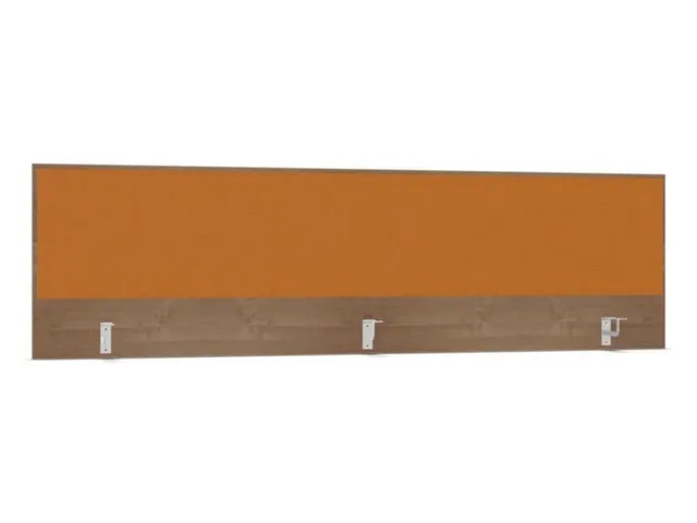 opzetpaneel,v. bureau,aanbouw achter,B 2000mm,NT-cherry,BN3005-geel