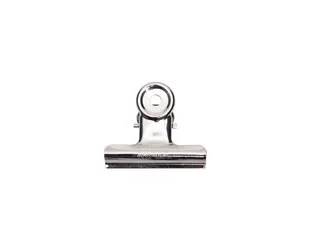 Papierklem MAUL Bulldog 50mm capaciteit 20mm zilver - 1