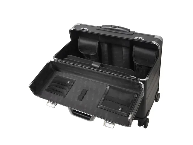 Pilotenkoffer Alumaxx Pandora mat zwart aluminium