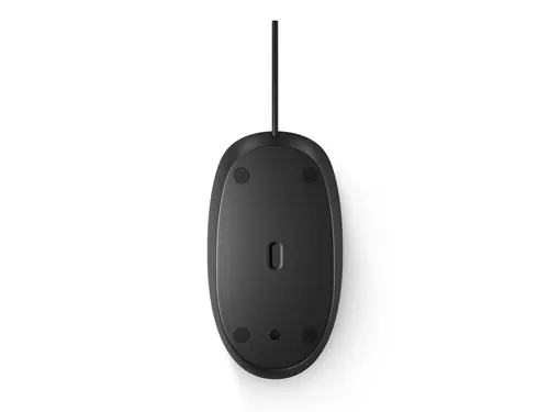 Muis HP 125 bedraad zwart