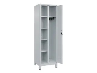 wasgoedverdeelkast,HxBxD 1950x600x500mm,vak B 300mm,draaigrendel - 2