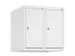 opzetkast,v. locker,2vak.,vak B 250mm,HxBxD 500x500x500mm,vleugeldeur