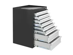 ladekast,HxBxD 900x710x550mm,8lade(n),volledig uittrekbaar