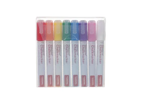 Krijtstift Europel watervast 1-6mm assorti 8 stuks