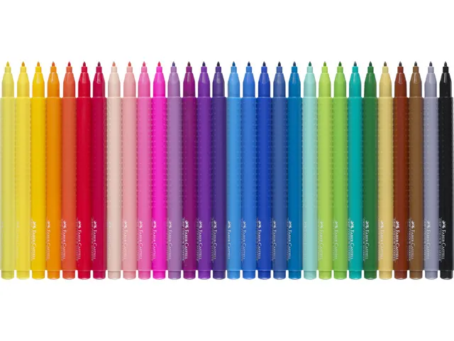 Viltstiften Faber-Castell Grip 30x ass. Kleuren