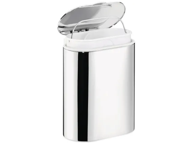 Elegaant Afvalbakje Zelfklevend Verchroomd