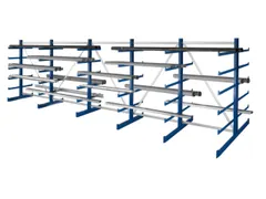 Draagarmstelling Dubbelzijdig 2000x6750x1150mm 6gelijk Lange Armen