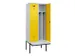 locker met bank,voor scheiding van kleding,HxBxD 2120x800x815mm,2vak
