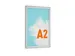 Kliklijst aluminium Outdoor A2 metaal zilver