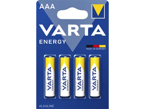 Batterij Varta Energy 4x AAA Alkaline 1.5V