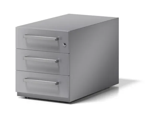 mobiel ladeblok,HxBxD 495x420x775mm,3lade(n),m. beugelgreep,cil.-slot