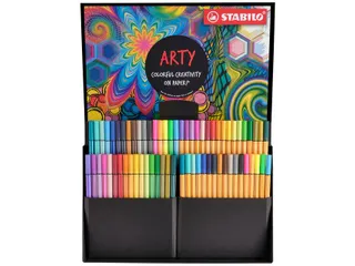Fineliner STABILO point 88 & Pen 68 Arty creative assorti luxe box - 3